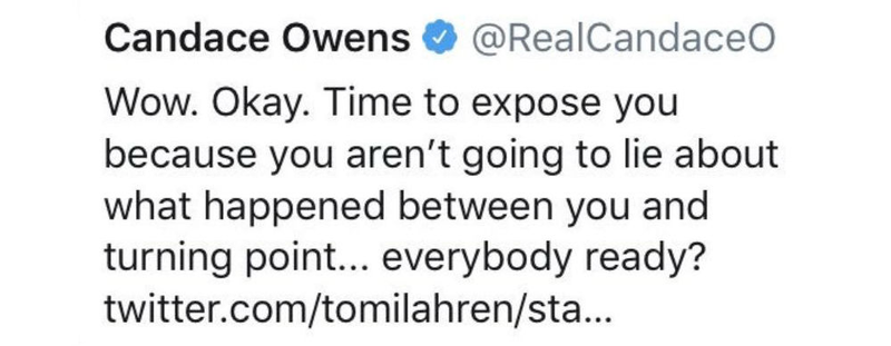 Illustration for article titled Unwrapping the Beef: What's Up With Tomi Lahren, Candace Owens, and All These Deleted Tweets?